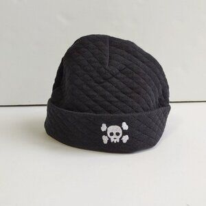 Vintage Gerber Baby Beanie Embroidered Skull  Size 6-9 Months 16 Lbs